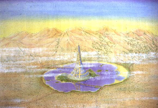 Illustration for article titled A Two-Mile High Eco-Tower to House One Million People, 12 Lakes, and a Vertical Train